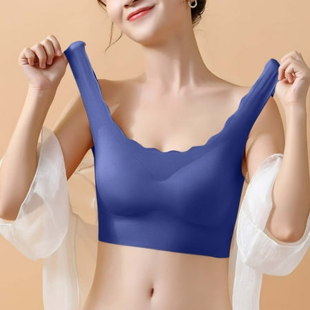 

Womens Beauty Back Underwear Big Chest Show Small Thin Bra Seamless No Steel Ring Bra Gather Vest Bra Womens Strapless Bras Seamless Bras for Women