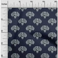 thumbnail image 1 of oneOone Viscose Jersey Fabric Animal Face Block Print Sewing Fabric BTY 60 Inch Wide, 1 of 5