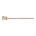 thumbnail image 2 of 1 Carat Bezel Set Diamond Bracelet in 14K Rose Gold (7.5 Inch), 2 of 3