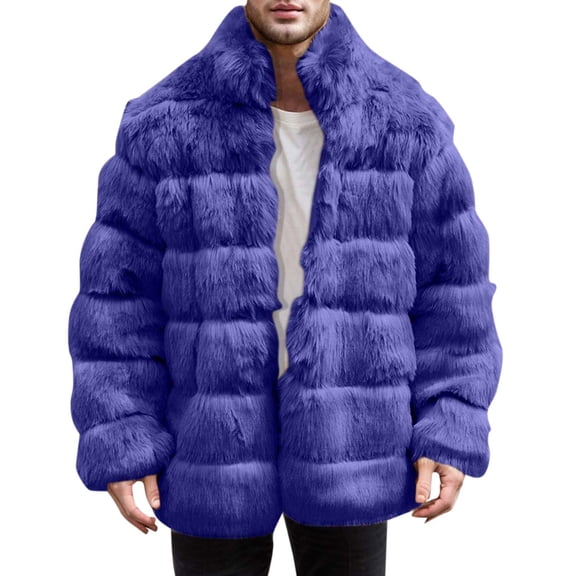 Men's Winter Long Coat Warm Turn Down Collar Jacket Stylish Overcoat for Cold Weather