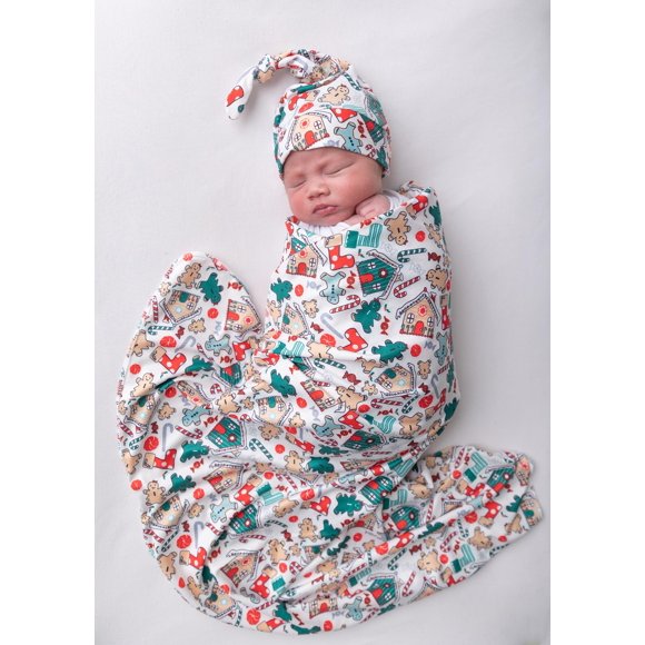 Juego de pañales para recién nacidos Blanket Vollmic, 80 x 80 cm, Navidad
