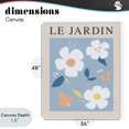 thumbnail image 4 of Stupell Industries Bohemian Bouncing Floral Le Jardin Canvas Art, 36 x 48, by Anna Quach, 4 of 8