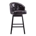 thumbnail image 3 of Upholstered 360° Swivel Counter Stools Set / Provide Comfortable Seating in Kitchen Counter, 3 of 6