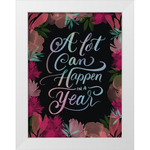 Batista, Dee 12x14 White Modern Wood Framed Museum Art Print Titled - Year