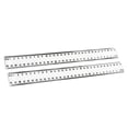 thumbnail image 3 of EeaseCA 2pcs Transparent Plastic Straight Ruler Student Drawing Measuring Rulers 30cm Teaching Tools Office Supplies, 3 of 7