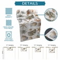 thumbnail image 6 of Seashell Coastal Table Runner, Summer Beach Ocean Starfish Watercolor Washable Cotton Linen Table Runners 72 Inches Long, Dresser Scarf Runner for Dining/Coffee/Kitchen/TV Stands/Cabinets 13''x72'', 6 of 8