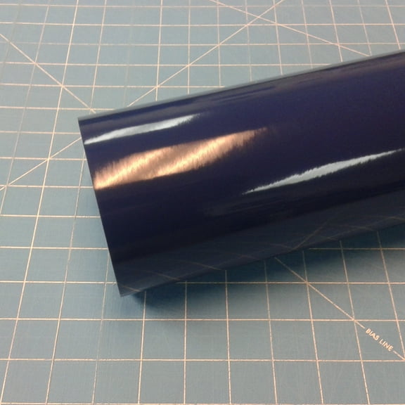 Dark Blue 12" x 10 Ft Roll of Glossy Oracal 651 Vinyl for Craft Cutters and Vinyl Sign Cutters