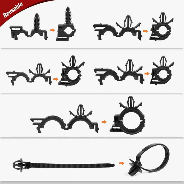 Auveco 20665 GM Wire Loom Routing Clip 19mm Inside Dia 24mm O/S Dia Qty 15 - Foto 6