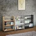 thumbnail image 5 of HomeStock City Chic Shelf Bookcase Spacious Shelves for Ample Storage and a Contemporary Appearance, Perfect for Home Decor-Color:White,Size:3 Tier Ladder, 5 of 10