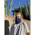 thumbnail image 3 of Oooh Yeah! Adult Seamless Bandana Face Covering (Blue Lake Paisley), 3 of 5