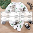 thumbnail image 4 of mgoYE Newborn Baby Romper - Unisex Cotton Bodysuit for Infant Baby Boys Girls Long Sleeve Animal Print Jumpsuits, 4 of 9