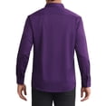 thumbnail image 3 of CAMISAS DE VESTIR MASCULINAS INSPIRE CHIC Sólidas de Manga Larga Ajuste Regular Formales Camisas de Negocios con Cuello Abotonado XL Púrpura, 3 of 5