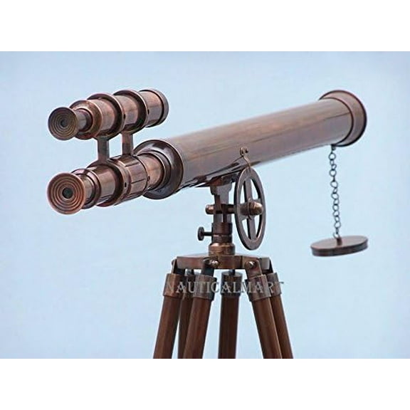 NauticalMart Floor Standing Oil-Rubbed Bronze Griffith Astro Telescope 64"