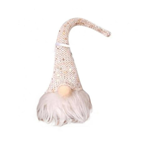 

Popvcly 7.9 Inch Gnome Lights Pendant for Christmas Tree Hanging Decoration Bedside Night Lamp Table Center Atmosphere Lights for Bithday