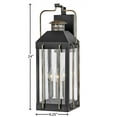thumbnail image 5 of 2735TK Hinkley Lighting Fitzgerald - Three Light Outdoor Large Wall Lantern, 5 of 11