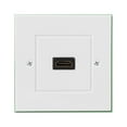 thumbnail image 4 of Placa de pared, placa de pared HDMI blanca Placa de pared HDMI Panel de placa HDMI Resistente y duradero, 4 of 10