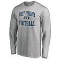 thumbnail image 2 of Men's Ash West Virginia Mountaineers First Sprint Long Sleeve T-Shirt, 2 of 3