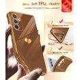 thumbnail image 2 of LeYi for Samsung Galaxy A54 5G Case with Tempered Glass Screen Protector 2 Pack, Brown, 2 of 7