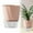 B, variant on Flowerpots with Dish Ceramic, Self Watering Planter African Violet Pots Clear Plastic Automatic Watering Planter Flower Pot Square Plant Pot for All House Plants Succulents Herb, Flower Pots