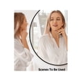 thumbnail image 4 of 5mm extra thick 20/24/30/32 pulgada round mirror - matte negra aluminum alloy framed hd mirror, moderno cute wall mirror para nursery, sala de estar, vanity, 4 of 8