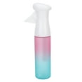 thumbnail image 3 of Botella pulverizadora multifuncional de niebla fina continua para limpieza y peinado, 300 ml, rosa y verde, 3 of 14