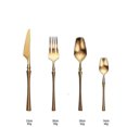 thumbnail image 3 of 4pcs/set Stainless Steel Cutlery Set Gold Dinnerware Set Western Food Cutlery Tableware Dinnerware Forks Knives Spoons, 3 of 4
