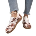 thumbnail image 4 of HAJWOH Women Classic Retro Gum Sole Fashion Sneakers Casual Tennis Skate Shoe Walking Footwear, 4 of 6