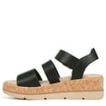 thumbnail image 5 of Dr. Scholls Women's Once Twice Espadrille Platform Wedge Sandal Black/Cork 8.5M, 5 of 9