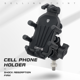 thumbnail image 3 of Motorcycle Fork Stem Phone Mount with Vibration Dampener, Adjustable Motorcycle Cellphone Holder Screw Mount - M8, 3 of 5