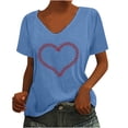 thumbnail image 1 of Birdeem T-Shirt Sans Manches à Col en V pour Femmes, Mode Décontractée, Imprimé, Chandail, 1 of 5