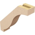 thumbnail image 5 of Ekena Millwork 3"W x 12"D x 12"H Baker Rough Cedar Woodgrain TimberThane Knee Brace, Primed, 5 of 6