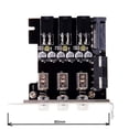 thumbnail image 3 of Huggegwe 3 SATA HDD SSD Module de Contrôle de Commutateur d'Alimentation avec Support Profil Bas 80mm CJ25311-8471, 3 of 8