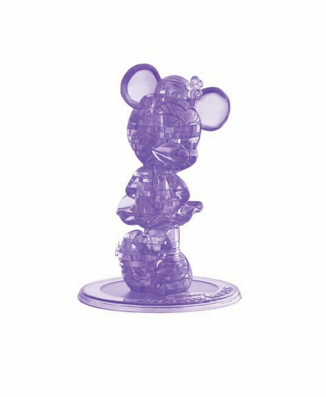 Minnie Mouse Hanayama Disney Original 3D Purple Crystal Puzzle Toy Level 1