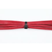 Hyper Tough 8inch Mounting Cable Tie Black 20Pcs