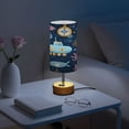 thumbnail image 6 of Touch-Control 3-Color Desk Lamp with Plug – Energy-Saving LED + 3 Simultaneous Charging Ports Maritime Paradise, 6 of 8