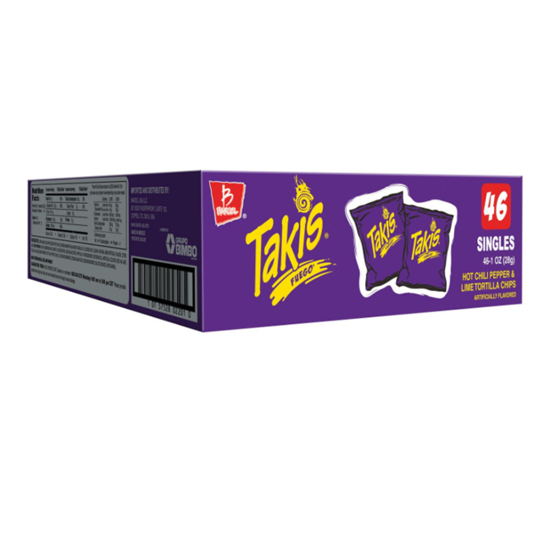 Takis Fuego 46 Bags 1 oz.
