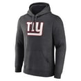 thumbnail image 2 of Men's Charcoal New York Giants Primary Team Logo Fitted Pullover Hoodie, 2 of 3