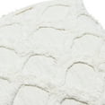 thumbnail image 5 of Creative Co-Op Cotton Tufted Chenille Pillow with Scallop Pattern, White, 5 of 7