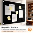 thumbnail image 5 of Pizarra Magnetica de Vidrio AMUSIGHT AS GB BLK3624 Templado 91x61 cm con Bandeja y Accesorios, 5 of 5