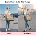 thumbnail image 5 of Multicolor Ethnic Floral Pattern Travel Tote Bags for Women Carry On,Large Weekender Bags for Women Travel,Multi Functional Duffle Bag for Work,Shopping,Sports, 5 of 5