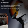 thumbnail image 4 of Transmisor y receptor de guitarra inalámbrico Aroma UHF recargable, 4 of 9