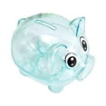 thumbnail image 3 of Alcancía de cerdo, regalo, ahorro de dinero, bote de almacenamiento, adorno de escritorio, decoración, cerdo Azul, 3 of 9