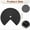 Black, variant on 2pcs Lazy Susan Shelf Liner Circle Non Adhesive Kitchen Cabinet Liners Non Slip Liner Non Skid Mats for Drawer Refrigerator Pantry Storage
