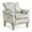 Beige with Muticolor, variant on Ktaxon Floral Print Velvet Accent Chair with Lumbar Pillow, Upholstered Club Chair with Rubber Wood Legs, Living Room Armchair for Bedroom Reading Corner Beige