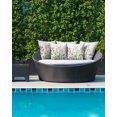 thumbnail image 2 of Waterproof Outdoor Throw Pillows with Inserts 18"x18" Set of 2, Botanical Floral Soft Decorative Pillowcases for Couch Bedroom, Farmhouse Watercolor Floral Pillow Covers for Sofa Living Room, 2 of 8