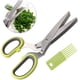 thumbnail image 1 of Tijeras para hierbas, tijeras de cocina con hojas de acero inoxidable para picar hierbas aromáticas, 100 % aptas para alimentos y fáciles de limpiar, aptas para lavavajillas para la cocina, 1 paquete, 1 of 5