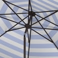 thumbnail image 3 of SAFAVIEH Iris 9' Market Auto Tilt Patio Umbrella, Pacific Blue Stripe, 3 of 6