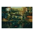 thumbnail image 3 of Landscape Cutting Board, Cityscape of a Metropolitan Colorful Traffic Jam Crowded Image Photograph Print, Decorative Tempered Glass Cutting and Serving Board, Small Size, Multicolor, by Ambesonne, 3 of 5