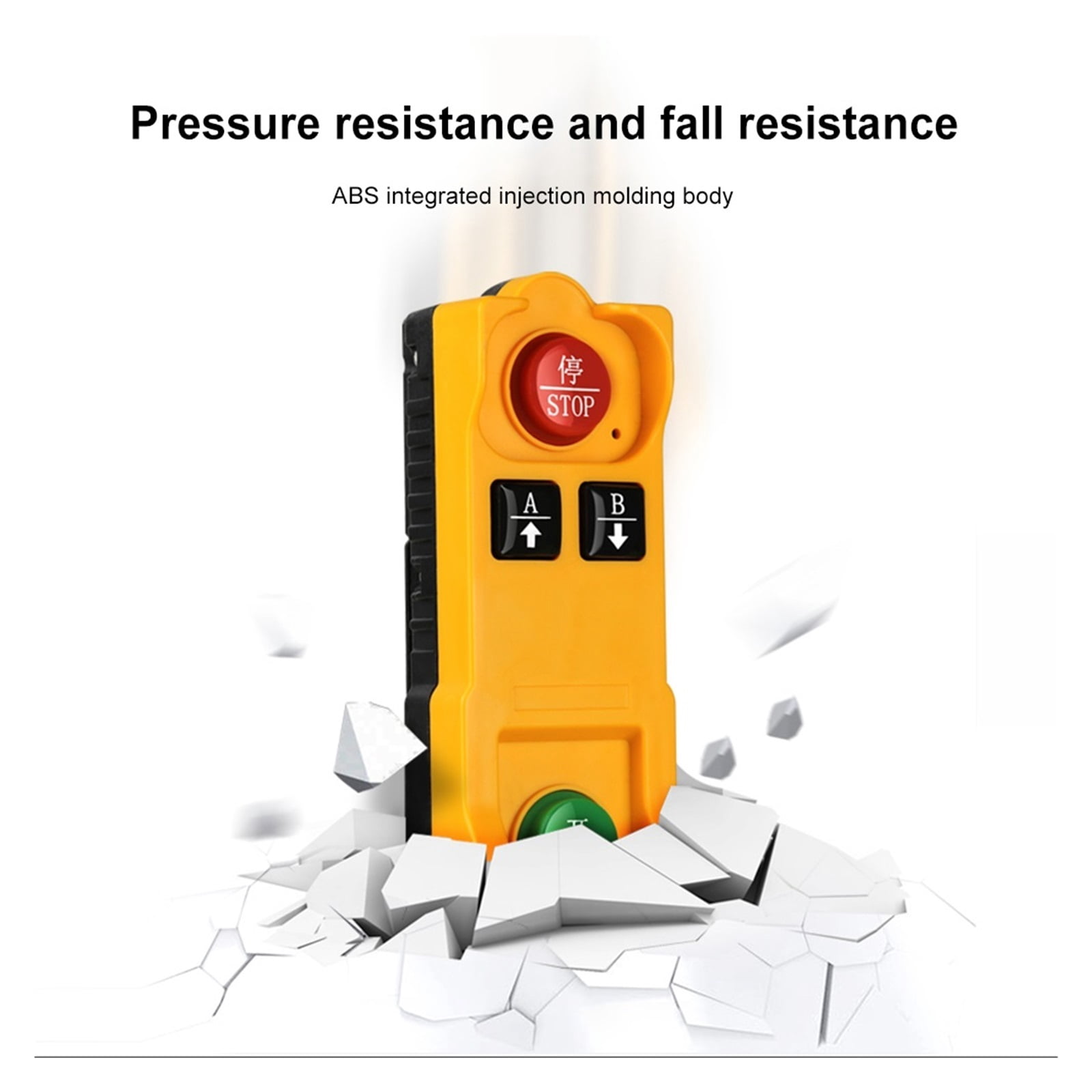 Industrial Wireless Remote Controller 433.92 Hoist Crane Control 2/4 Buttons Crane Industrial Radio Controller Long Distance ,High Quality Transmitter