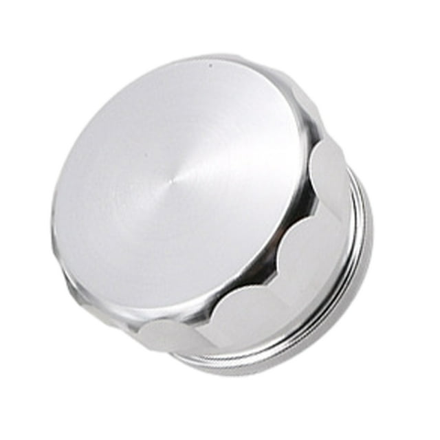 relayinert Aesthetic Tank Caps For Many Cars Durable And Easy To Install Materials Fuels Tank Cap silver HJG01-38.1mm 1Set